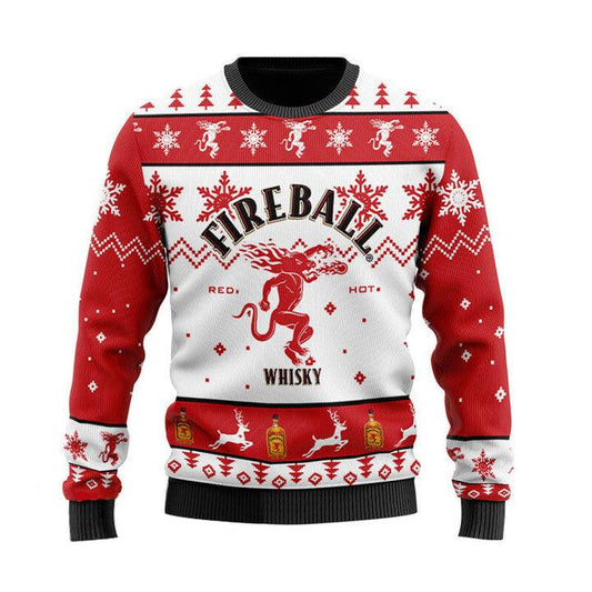 Fireball Christmas Sweater - Santa Joker