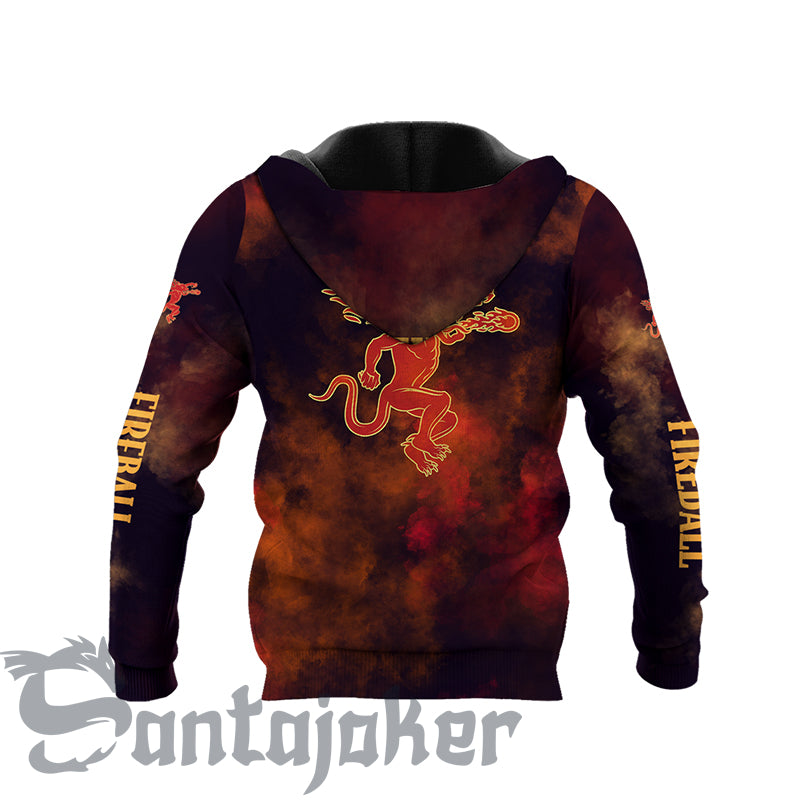 Fireball Colorful Smoke Hoodie 