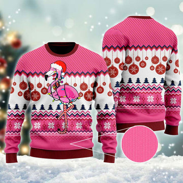 Flamazing Christmas Holliday Ugly Sweater - Santa Joker