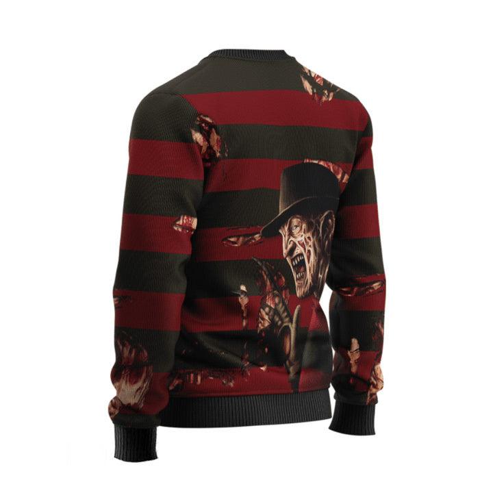 Freddy Krueger Christmas Sweater - Santa Joker
