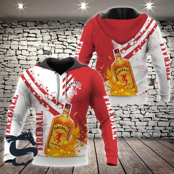 Funny Water Splash Fireball Whisky Hoodie & Zip Hoodie - Santa Joker