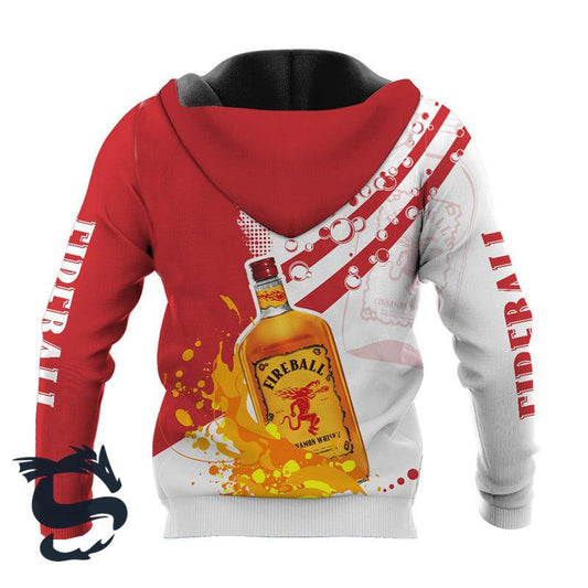 Funny Water Splash Fireball Whisky Hoodie & Zip Hoodie - Santa Joker