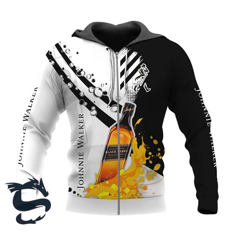 Funny Water Splash Johnnie Walker Hoodie & Zip Hoodie - Santa Joker