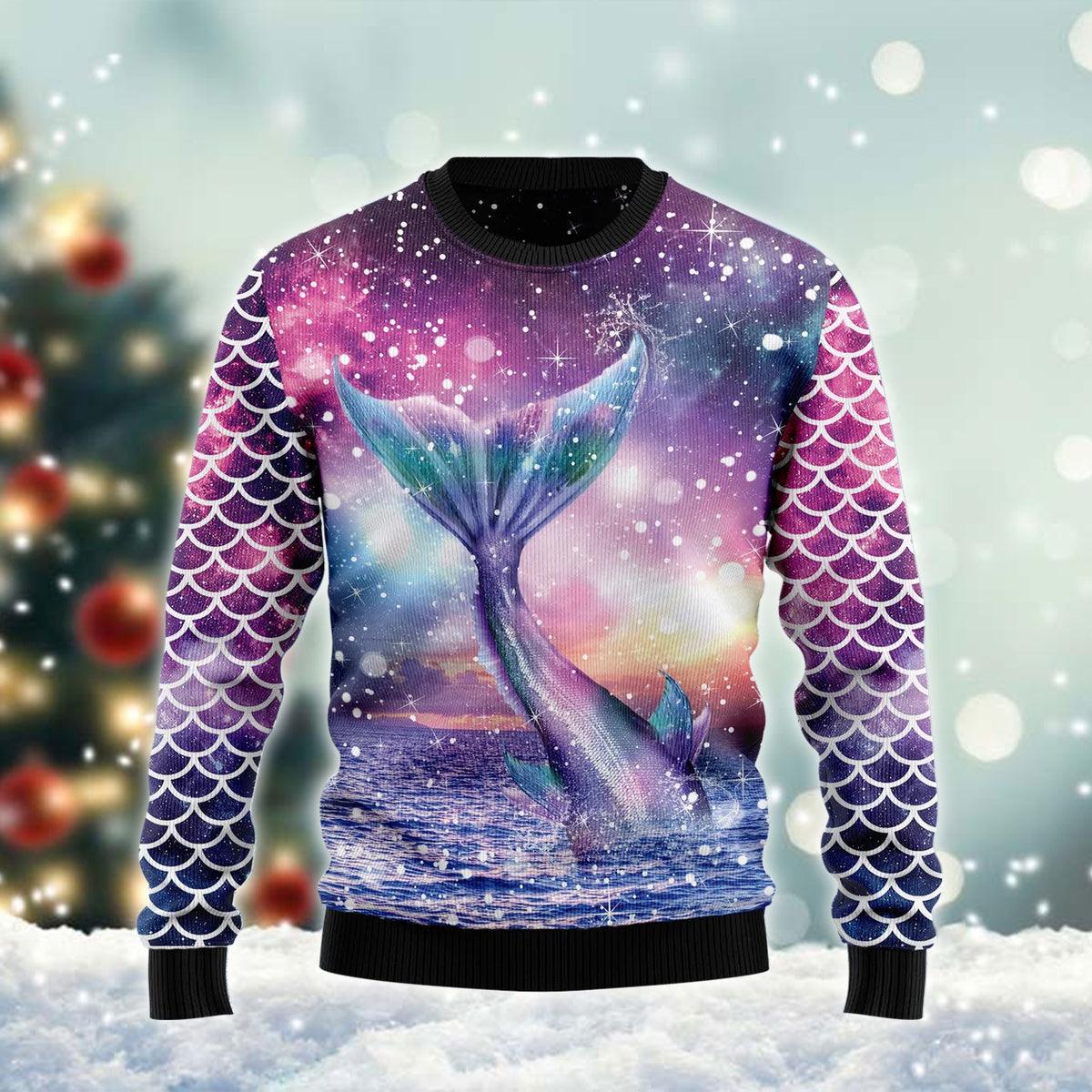Galaxy Mermaid Tail Sweater - Santa Joker