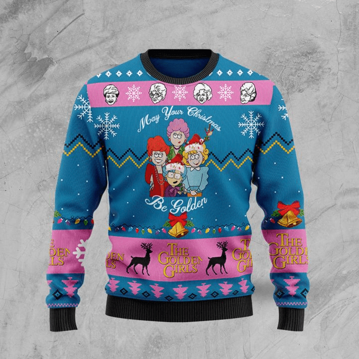 Golden Girls Christmas Sweater - Santa Joker