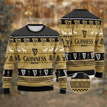 Guinness Christmas Sweater - Santa Joker