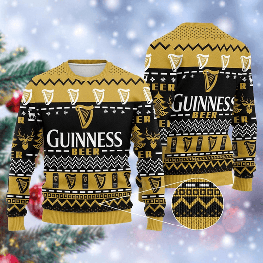 Guinness Christmas Sweater - Santa Joker