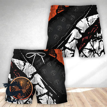 Halftone Jagermeister Hawaii Shorts - Santa Joker