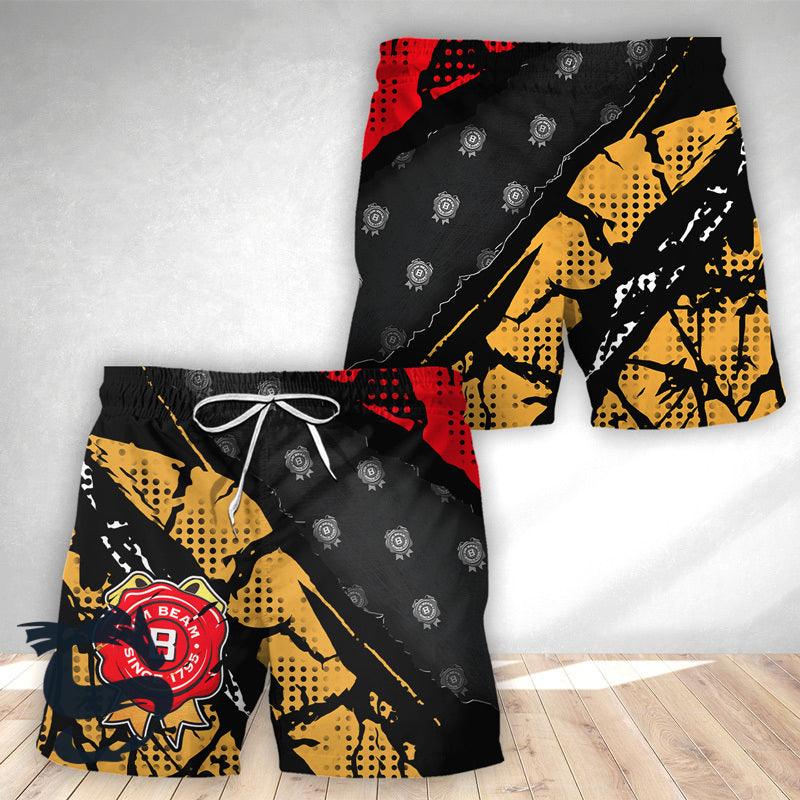 Halftone Jim Beam Hawaii Shorts - Santa Joker