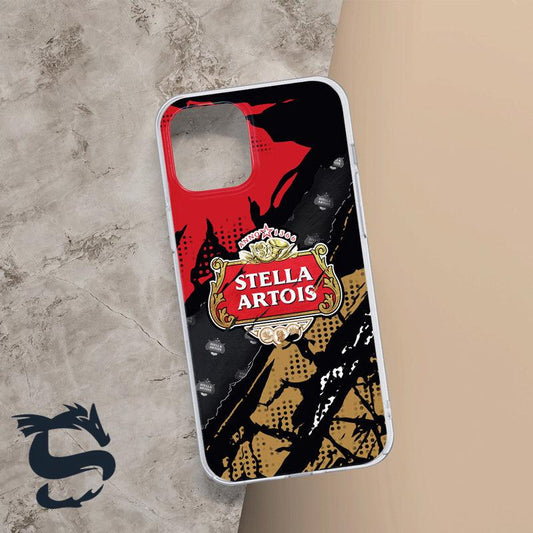 Halftone Stella Artois Phone Case - Santa Joker