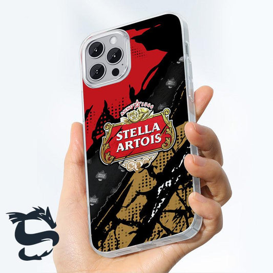 Halftone Stella Artois Phone Case - Santa Joker