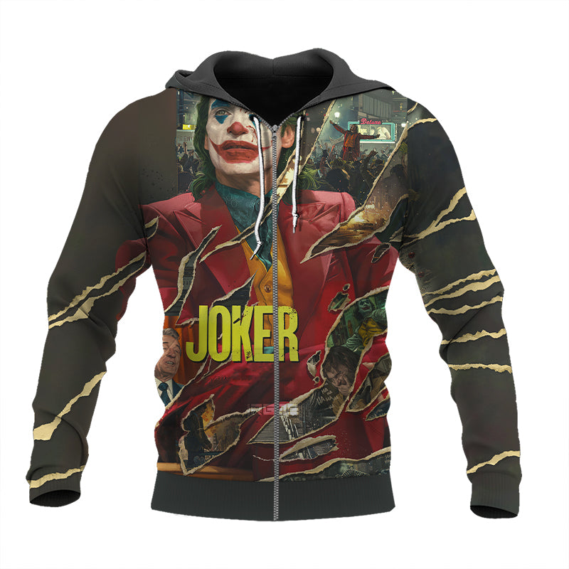 Joker Scene Zip Hoodie