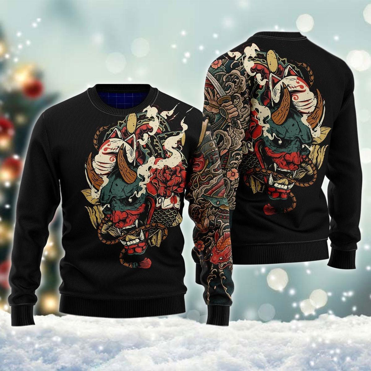 Heart Of The Samurai Sweater - Santa Joker