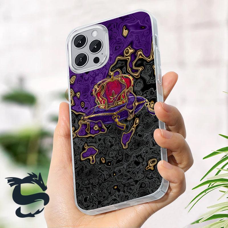 Holographic Colorful Crown Royal Phone Case - Santa Joker