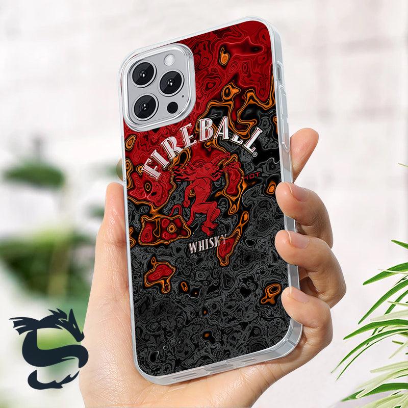 Holographic Colorful Fireball Phone Case - Santa Joker