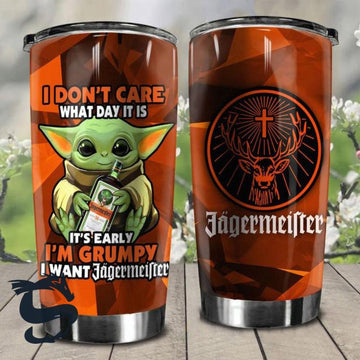 I Am Grumpy I Want Jagermeister Tumbler - Santa Joker