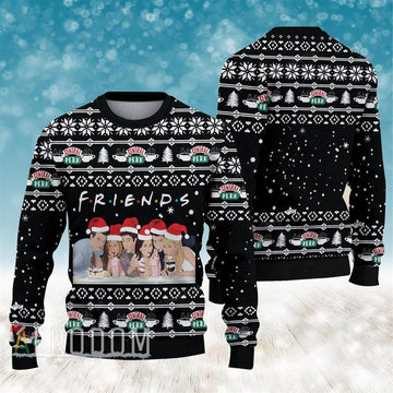 I'll Be There For You Friends Ugly Sweater - Santa Joker