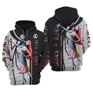 Jack & Sally Nightmare Before Christmas Hoodie