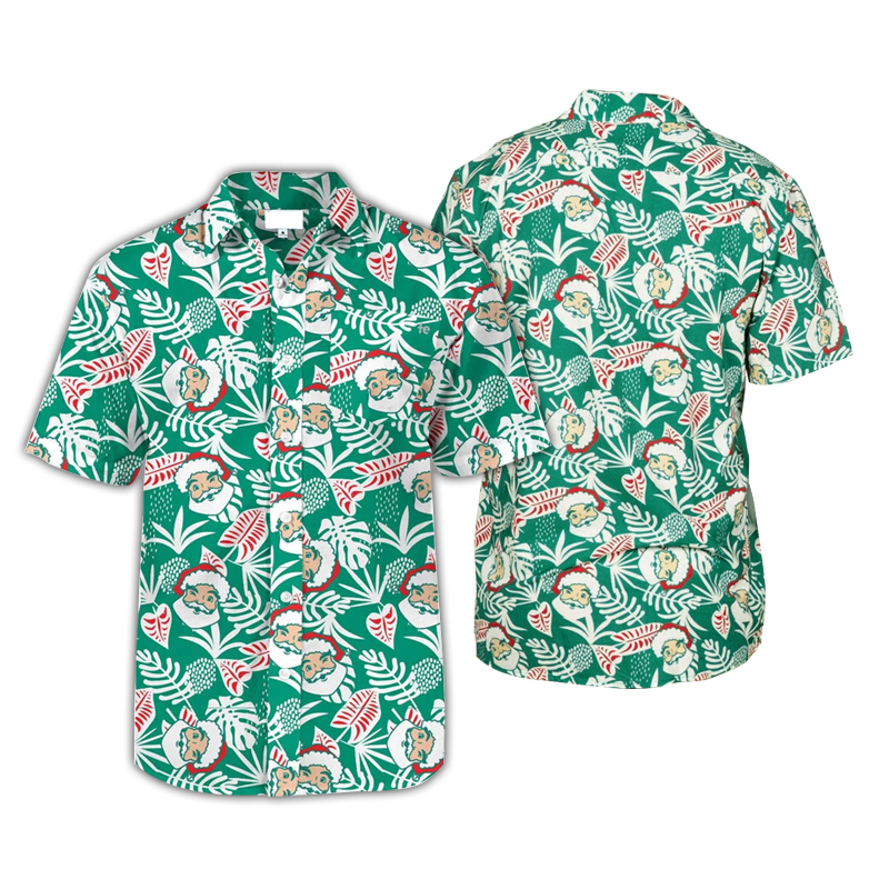Santa Claus Summer Vibe Hawaiian Shirt