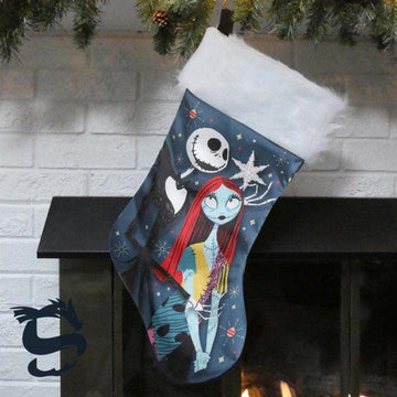 Jack & Sally Christmas Stockings - Santa Joker