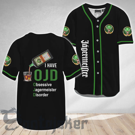 Jagermeister I Have OJD Baseball Jersey