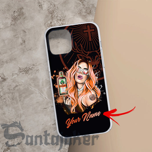 Personalized The Girl Get Drunk With Jagermeister Phone Case