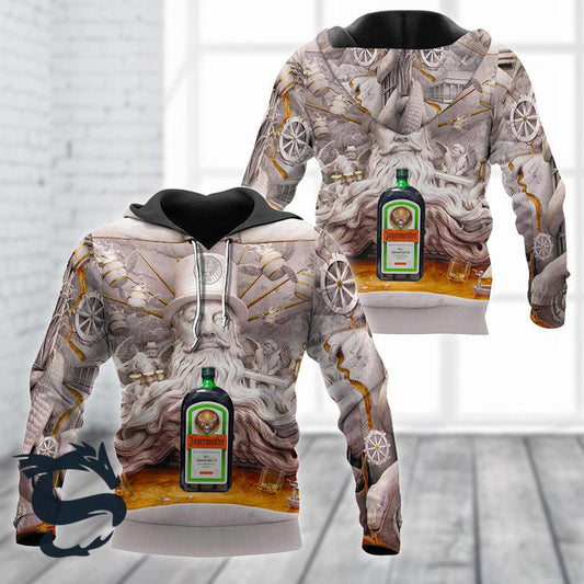 Jagermeister Liqueur Renaissance Hoodie & Zip Hoodie - Santa Joker