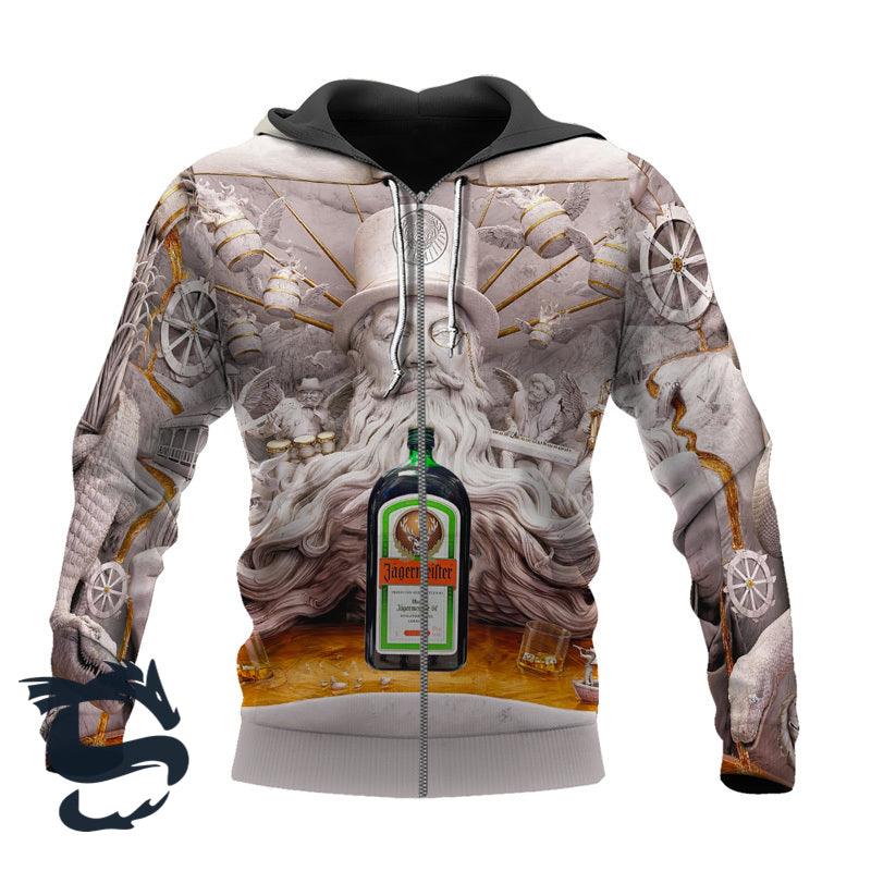 Jagermeister Liqueur Renaissance Hoodie & Zip Hoodie - Santa Joker