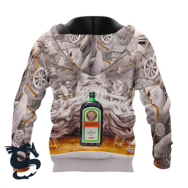 Jagermeister Liqueur Renaissance Hoodie & Zip Hoodie - Santa Joker