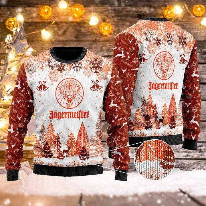 Jagermeister Ugly Christmas Sweater - Santa Joker