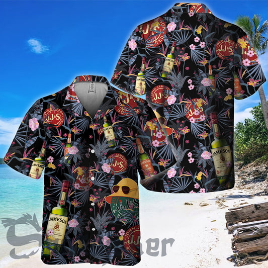 Dark Tropical Jameson Hawaiian Shirt