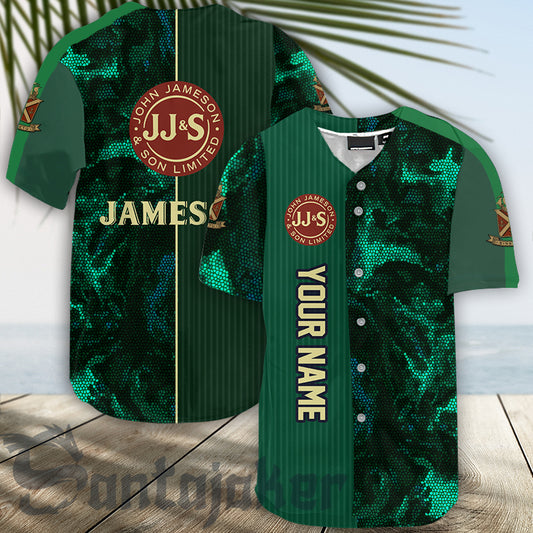 Personalized Jameson Galaxy Mosaic Baseball Jersey