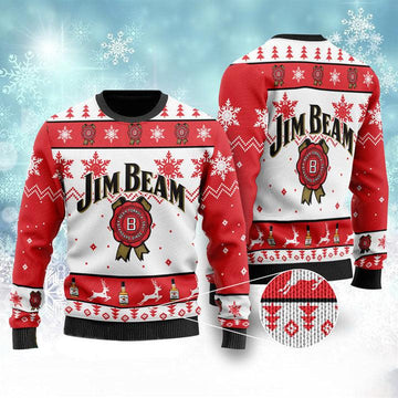 Jim Beam Christmas Sweater - Santa Joker