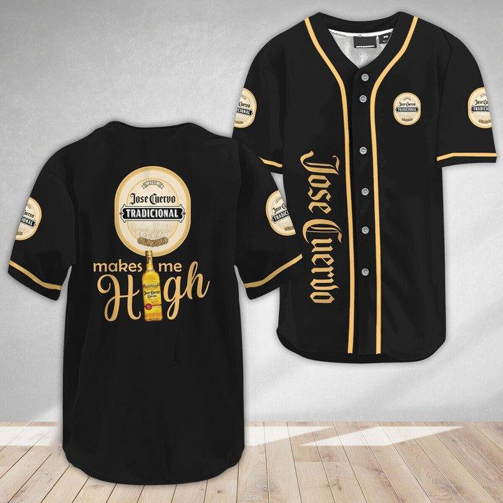 Jose Cuervo Make Me High Baseball Jersey - Santa Joker