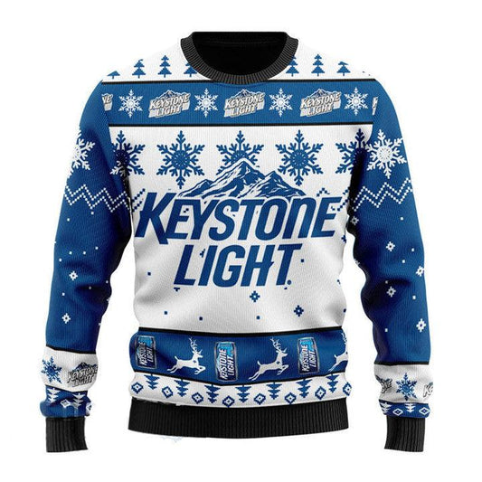 Keystone Light Christmas Sweater - Santa Joker