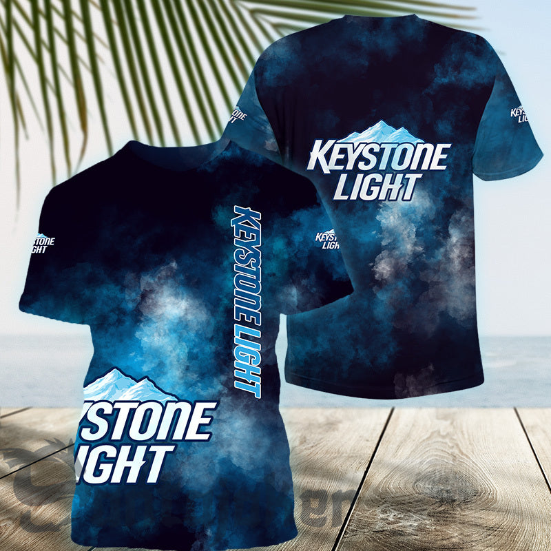 Keystone Light Colorful Smoke T-shirt