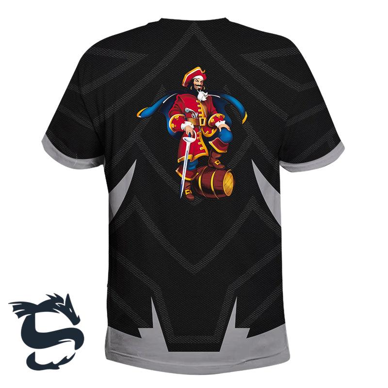 King Of Captain Morgan Black Panther T-shirt - Santa Joker