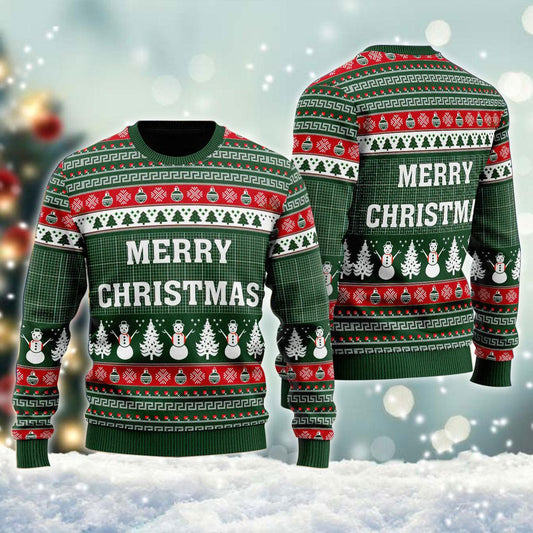 Light Up Merry Christmas Ugly Sweater - Santa Joker