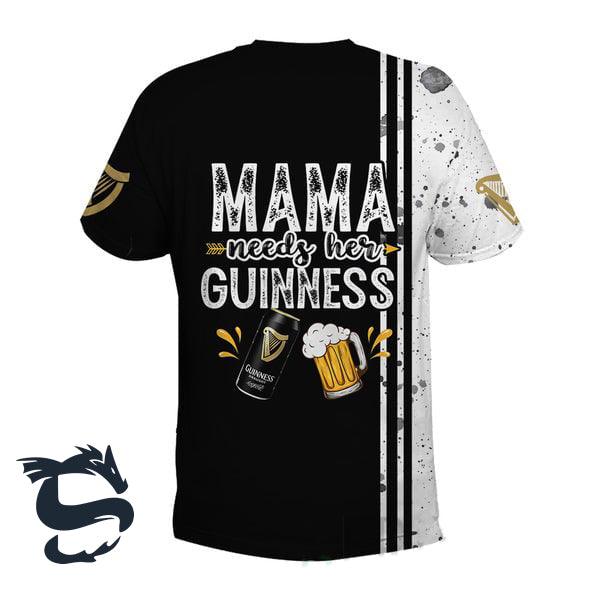 Mama Needs Her Guinness T-shirt - Santa Joker