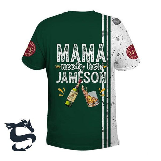 Mama Needs Her Jameson T-shirt - Santa Joker