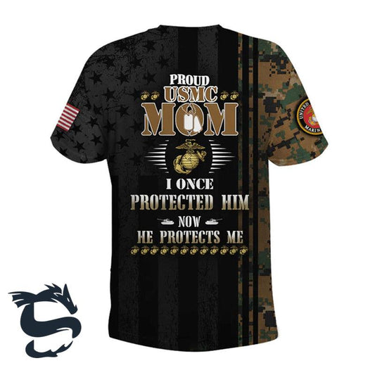 Mother's Day Marine Corps T-shirt - Santa Joker