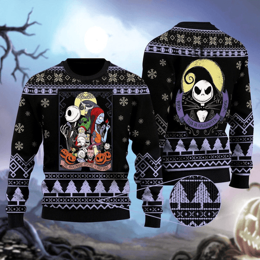 Nightmare Before Christmas Sweaters - Santa Joker