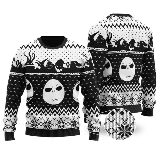 Nightmare Before Christmas Ugly Sweater - Santa Joker