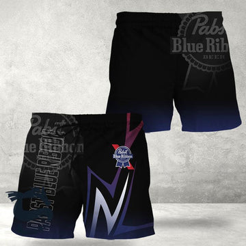 Pabst Blue Ribbon Esport Style Hawaii Shorts - Santa Joker