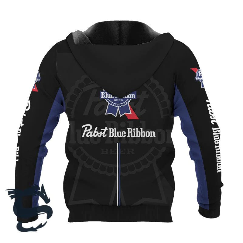 Pabst Blue Ribbon Layout Sport Hoodie & Zip Hoodie - Santa Joker