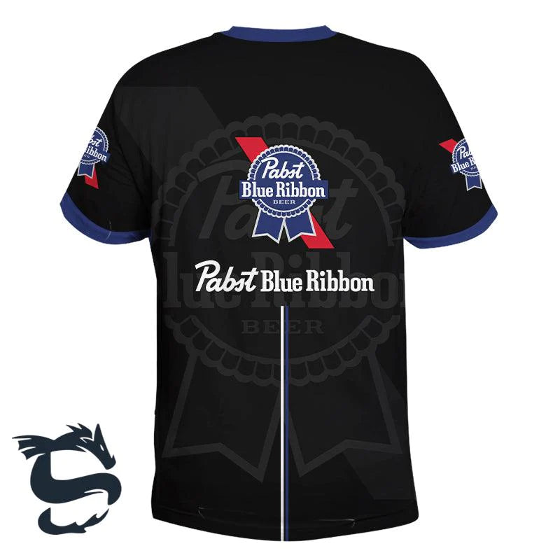 Pabst Blue Ribbon Layout Sport T-shirt - Santa Joker