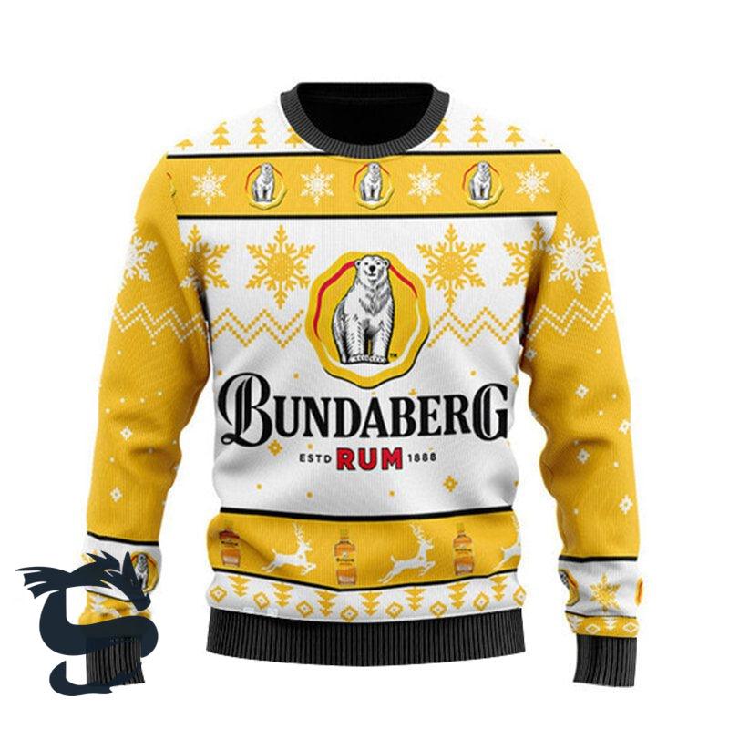 Personalized Bundaberg Rum Christmas Sweater - Santa Joker