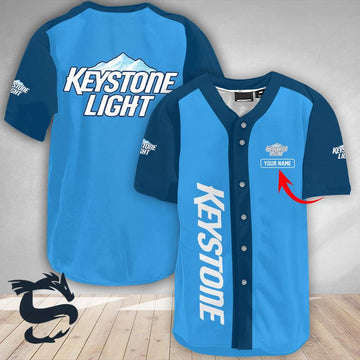 Personalized Classic Love Keystone Light Baseball Jersey - Santa Joker