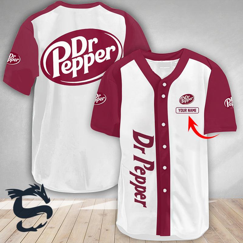Personalized Classic Lover Dr Pepper Baseball Jersey - Santa Joker