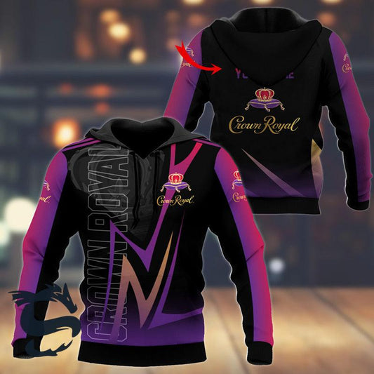 Personalized Crown Royal Esport Style Hoodie & Zip Hoodie - Santa Joker